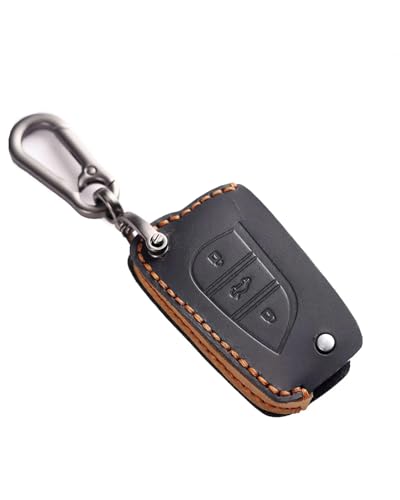 Llavero remoto para RAV4 Aygo y Avensis funda azul de 3 botones para mando de coche