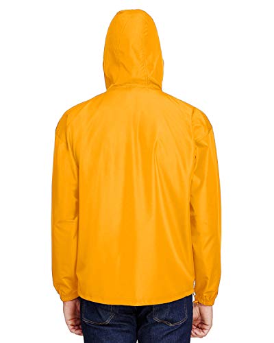 Champion Giacca A Vento Ripiegabile Con Zip 1/4 (CO200), Oro, Xxx-Large - 3