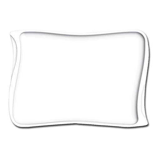 Image of Milton Camber XXL Large Melamine Tray, White (19 inch X 13.2 inch)