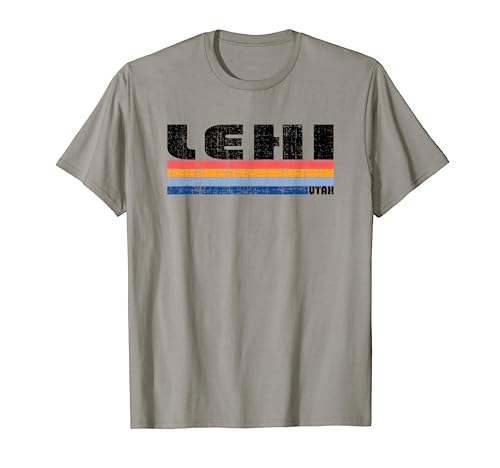 Lehi, UT Hometown Pride Retro 70er 80er Jahre Stil T-Shirt