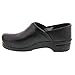 BJORK Swedish Comfort Men's Professional Leather Clogs (EU-44, Black Cabrio)