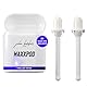 WaxxPod™ USB Ohren - & Nasenhaar Wachs Set – Mini Wachswärmer USB-C Anschluss inkl. vorbereiteten 24 Wachs Stäbchen WaxxStix Nasenwachs für Männer & Frauen - Sicherer Ohren- & Nasenhaarentferner