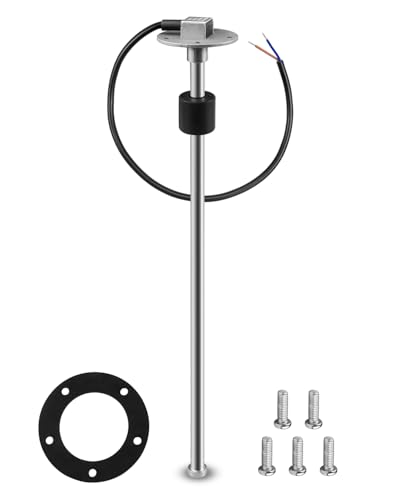HZSIFU Fuel Level Sending Unit 240-33 ohms 24"(610mm) for Marine Boat Truck Car, Fuel Water Level Gauge Sensor Stainless Steel Fuel Gas Sender
