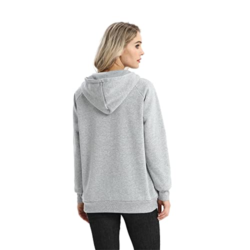 LINYUCHEN Kapuzenpullover für Katzen und Hunde, Welpen, Kätzchen, große Haustiertasche, Pullover, Top, Unisex, Känguru-Kapuzenpullover, Hellgrau, Small