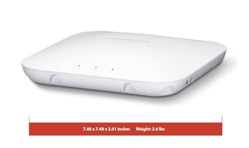 Image of Fortinet FortiAP 241K Wi-Fi 7 Indoor Access Point | Quad-Radio | 2.4GHz /5GHz /6GHz Bands | 10 Gigabit Ethernet | BLE /ZigBee | WPA3 Security | PoE+ | Ceiling /Wall Mount (FAP-241K-A)
