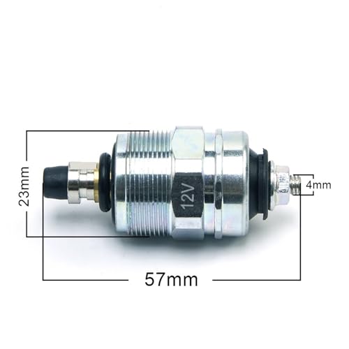 Vanne d'arrêt diesel 12V pour pompe injection de générateur 186F