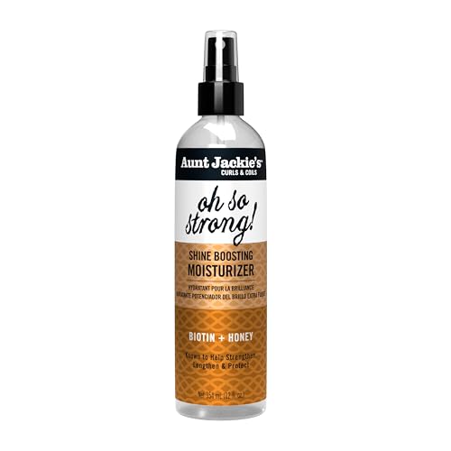 Aunt Jackie's Award-Winning Braid + Twist Collection Oh So Strong Shine Boosting Moisturizer, 12 fl