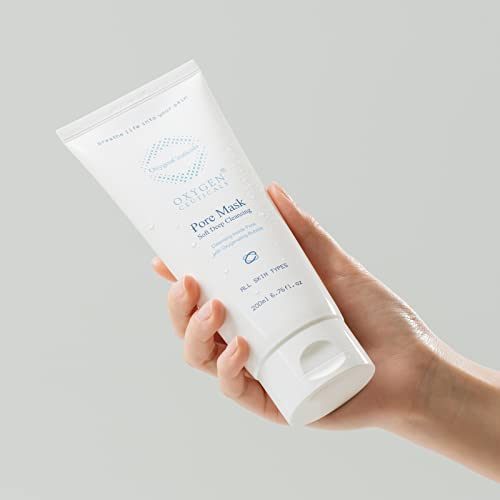 Oxygen Bubble Facial Mask For Deep Pore Cleansing | Oxygenceuticals Pore Mask 200 Ml/6.76 Oz | Foaming Wash For Oily Skin, Combination Skin, Sensitive Skin, Dry Skin | Daily Facial Cleanser For Clean And Refreshed Skin From Inside Of Pores #TOP3