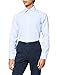 Produktbild Seidensticker Herren Business Hemd Slim Fit Bügelfrei Kent Langarm Shirt, Hellblau, 40 EU