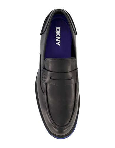 DKNY Men's Rubber Sole Round Toe Shape Slip-on Style Sneaker4