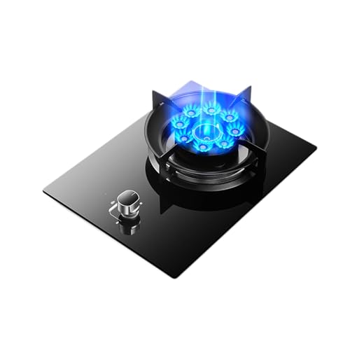 BZJPRFC Estufa De Gas Portátil, 5,2 KW, 9 Cavidades, Alta Potencia, For Encimera, con Kit De Suministro De Gas Natural/GLP, Protección contra Apagado De Llama, Ideal For Caravanas(LPG)