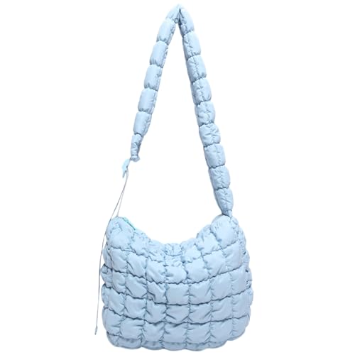 Bolso de hombro acolchado de nylon con correa ajustable