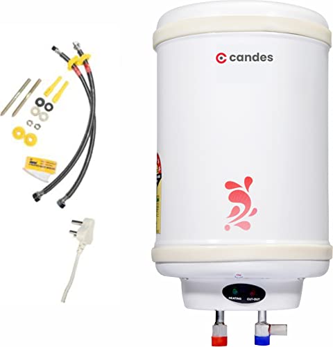 Candes Geyser 6 Litre | 2 Year Warranty | Water Heater For Home, Water Heater, Instant Geyser, Instant Water Heater, Water Geyser, Heater For Water Heating, Electric Geyser, 3000 W – Ultimo (Ivory) Candes Geyser 6 Litre | 2 Year Warranty | Water Heater For Home, Water Heater, Instant Geyser, Instant Water Heater, Water Geyser, Heater For Water Heating, Electric Geyser, 3000 W – Ultimo (Ivory)
