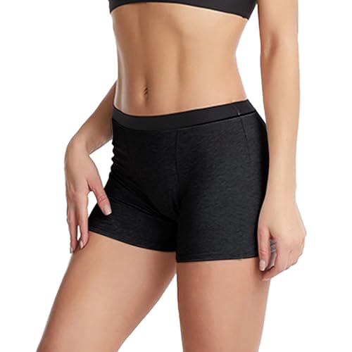 Dress Cici Period Panties for Heavy Flow, 4 Layers, Period Boyshort Underwear for Women