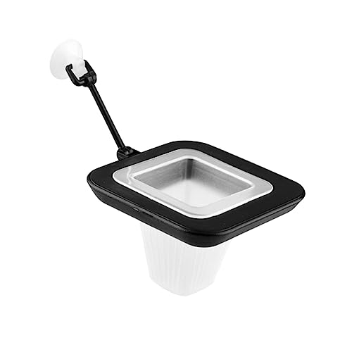 VANZACK Red Worm Cup Fish Feeder for Aquarium Funnel Design Enhance Fish Tank's Beauty