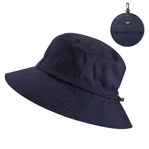 Coubeau Sombrero de Pescador portátil para Exteriores de Secado rápido para Hombres y Mujeres Resistente al Viento con Almacenamiento Plegable