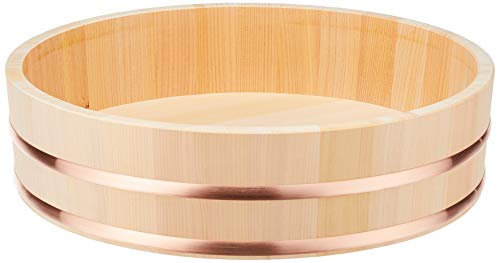 Tazón de Madera para Mezclar Arroz de Sushi Extra Grande miniatura 1