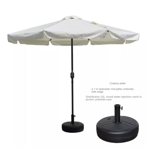 Parasol al aire libre contra el calor con elevación fácil y base estable 2