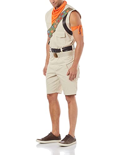 Sulamericana Fantasias Modelo Luxo, Adulto Masculino, Bege (Beige), M-42-44