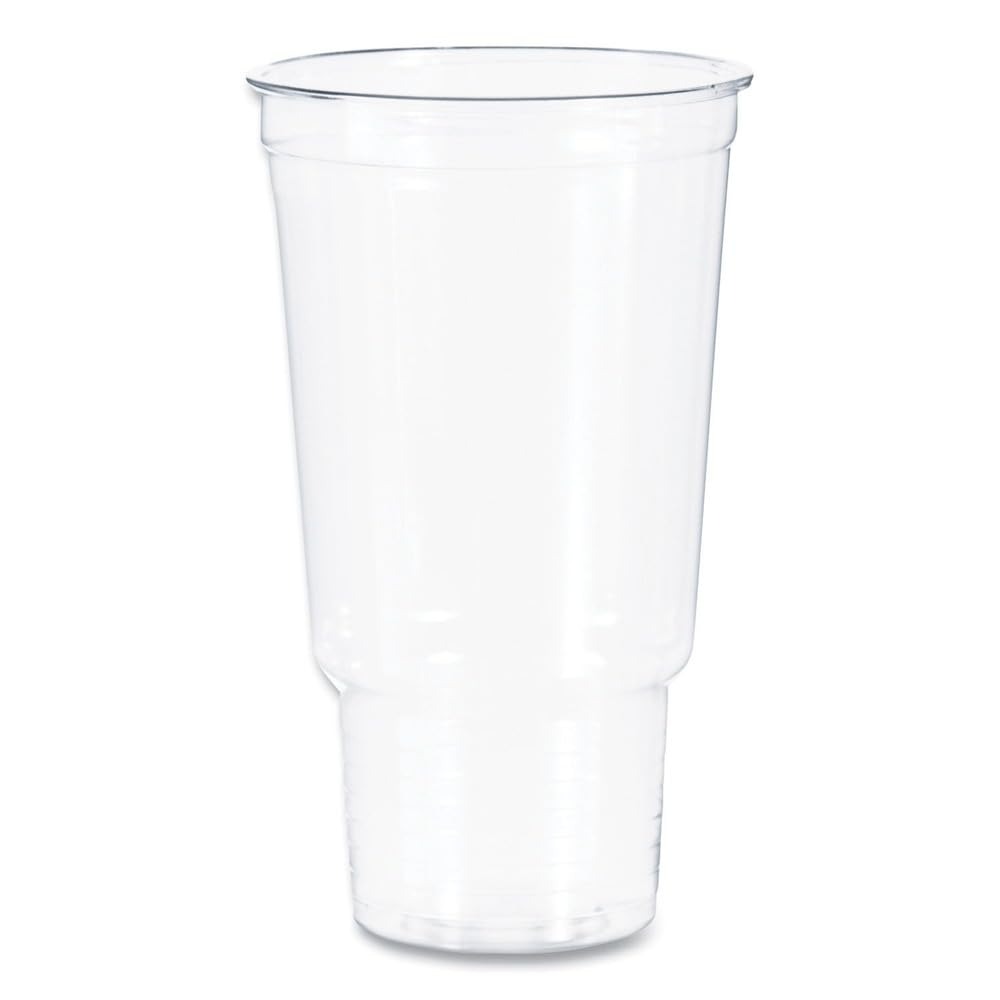 Dart 32AC 32 oz Ultra Clear Pedestal PET Plastic Cup (Case of 500)