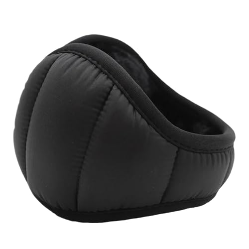 Waterproof Winter Earmuffs - Windproof Warm Ear Muffs for Outdoor Running & Sports(Black)