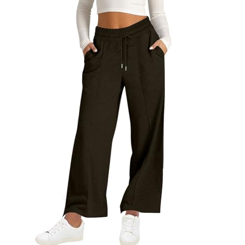 Wide Leg Sweatpants Women High Waisted Baggy Joggers Loose Fit Athletic Sweatpants Soft Lightweight Joggers 2025