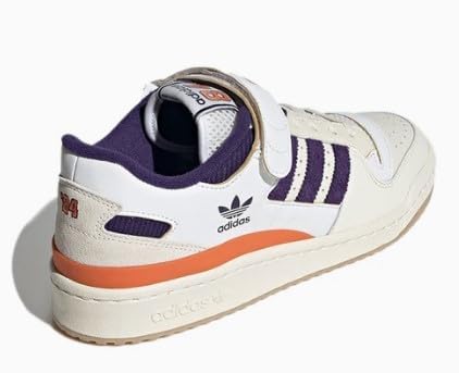 Adidas Men's Forum Low Sneaker 84 (White/Orange/Purple, US Footwear Size System, Adult, Men, Numeric, Medium, 9.5)2