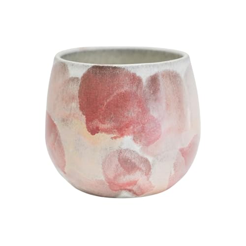 Ivyline Pflanzkübel Pflanzgefäß Keramik Rosa Groß