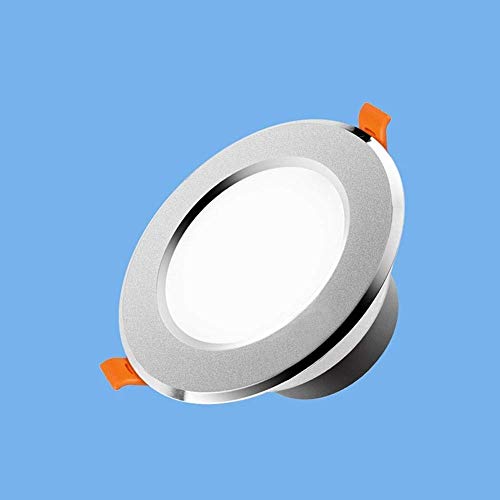 Foco LED empotrable IP44 redondo blanco para solucionar la luz escasa en el baño 3