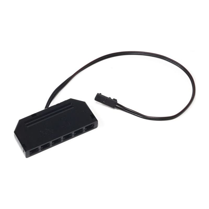 Splitter LED nero per 12 V 200 mm L&S