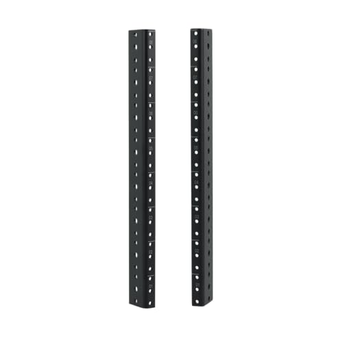 Gator Rackworks Heavy Duty Steel Rack Rail Set 8U Rack Size (GRW-RACKRAIL-08U)