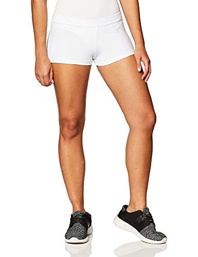 Capezio women s low rise boy cut short,white,small