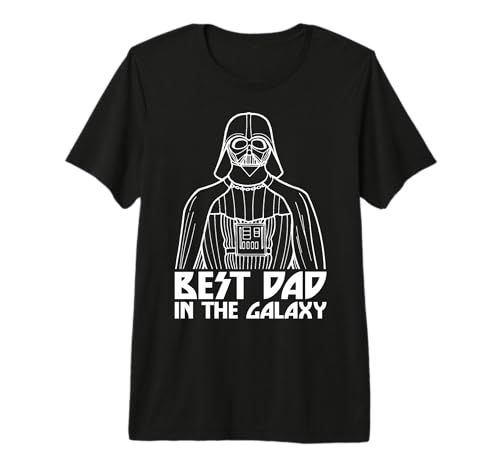 T-shirt Star Wars Best Dad in the Galaxy : le cadeau idéal pour la Fête des Pères.