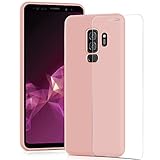 funda para samsung s9 ღSuperioridadღ - La superficie táctil de la carcasa del Samsung S9 Plus está hecha de silicona líquida, lo que te brinda un agarre más cómodo y una sensación suave como la seda. Antihuellas, protección contra caídas y soporta carga inalámbrica. Dile adiós a la pegajosidad y al gran volumen, es fácil limpiar el polvo y la pelusa con un paño húmedo.