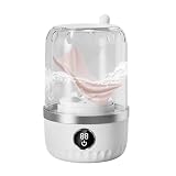 Mini-Waschmaschine: kompakte zusammenklappbare Waschmaschine, 1 l, leichte Reisewaschmaschine, fortschrittliche Waschtechnologie, geringe Kapazität, ideal für Camping, Schlafzimmer, separat