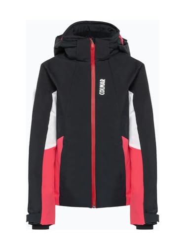  Colmar Giacche Ragazza Giacca da Sci Teens Colorblock in Ovatta - Nero