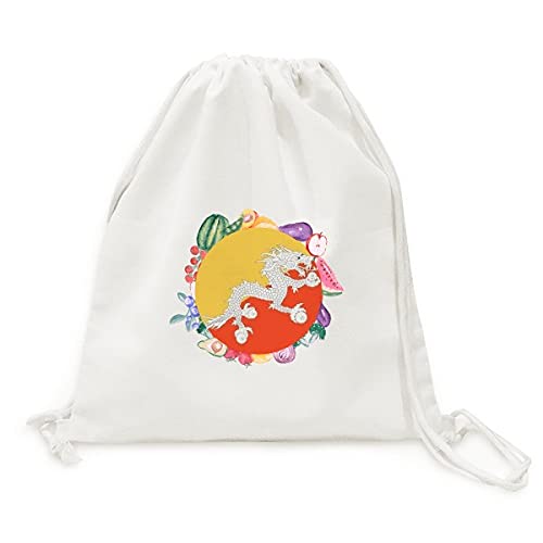 Sac en tissu Bhoutan pliable pour courses de fruits et légumes