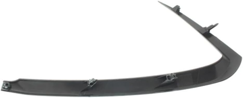 For Mazda CX-9 2016 17 18 19 20 21 2022 Bumper Molding Passenger Side | Front | Textured Black | Plastic | Replacement For MA1047102 | TK4850120A, S0721U201AP0N