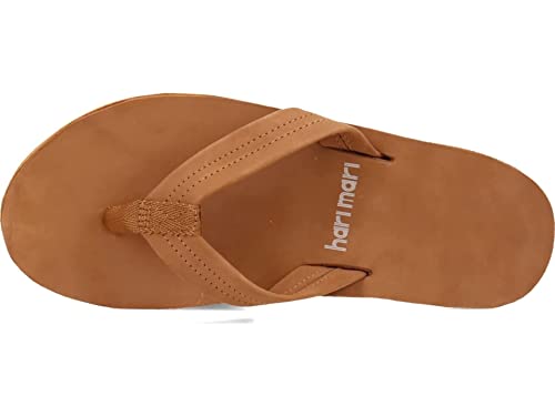 Tan Leather Fields Flip Flops by Hari Mari2