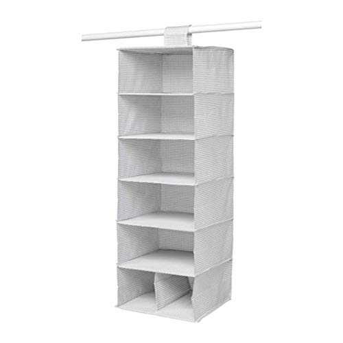 7 Bölmeli Stuk Depolama Beyaz Gri 803.708.70 Boyut 11 ¾x11 ¾x35 ½