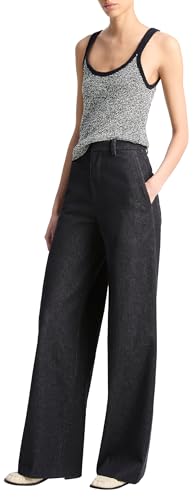 Vince Women's High Waist Cotton Twill Wide Leg2