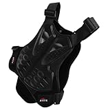 LEDMOMO 保護ベスト アウトドアスポーツ用保護具 プロテクター 性 保護的な アクセサリー ボディケア 用ジャケット オートバイの防具 Black