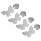 TOPPERFUN 4 Piezas de Colgantes Magnéticos para Fijar Manteles, Acero Inoxidable Resistente al Viento, Diseño Creativo Antideslizante para Comedor y Exteriores