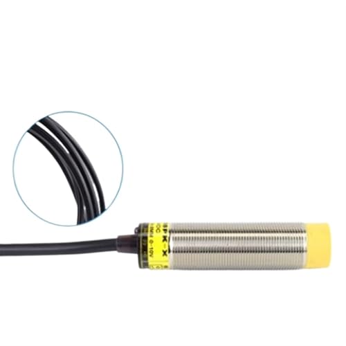 Sensor inductivo M12 de proximidad analógico con rango de 8mm y transmisión de señal 4-20mA 3