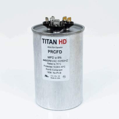 Packard Titan Hd Dual Rated Motor Run Capacitor Round Prcfd705a