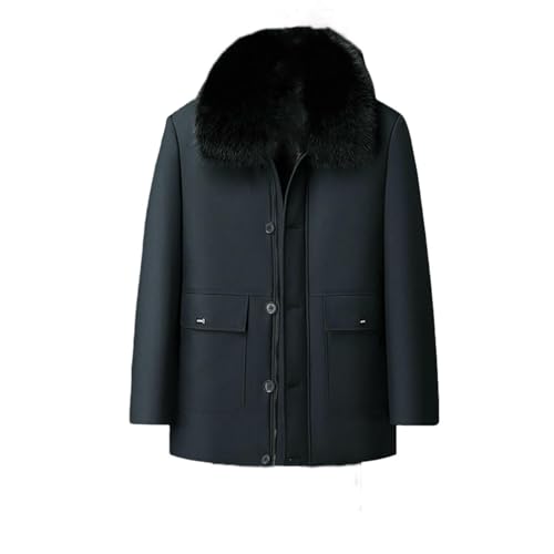 Doudoune chaude pour homme avec doublure amovible en peluche épaisse