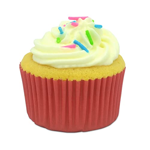 Image of Standard Baking Cups, Classic Red Greaseproof Festive Cupcake Liners, 150-Count