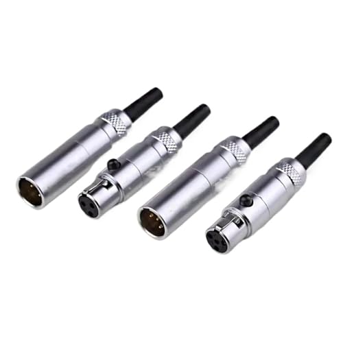 Mini XLR macho hembra 4P soluciona los problemas de conexión en micrófonos