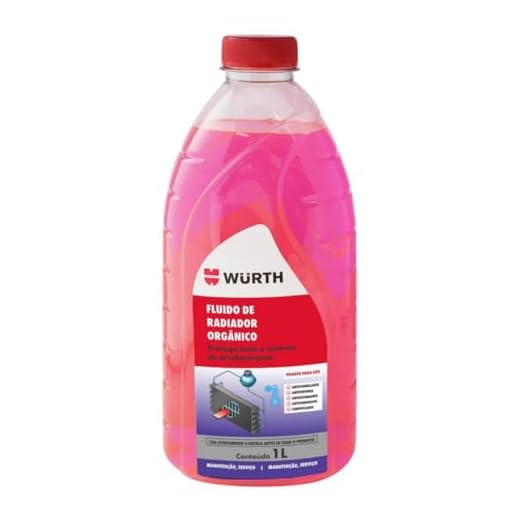 Fluido de Radiador Orgânico Rosa Wurth - 1 Litro