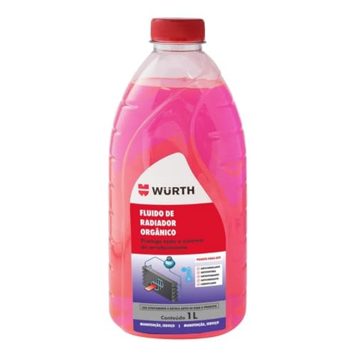 Fluido de Radiador Orgânico Rosa Wurth - 1 Litro